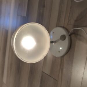 White IKEA Skojig Cloud Desk Table Lamp #2